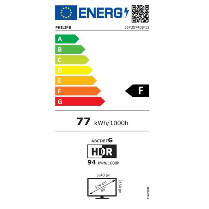 Телевизор Philips 55PUS7409/12 55’ 4K UHD LED