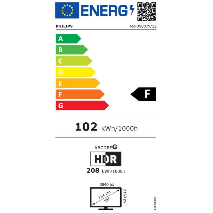 Телевизор Philips 65PUS8079/12 65’ 4K UHD DLED