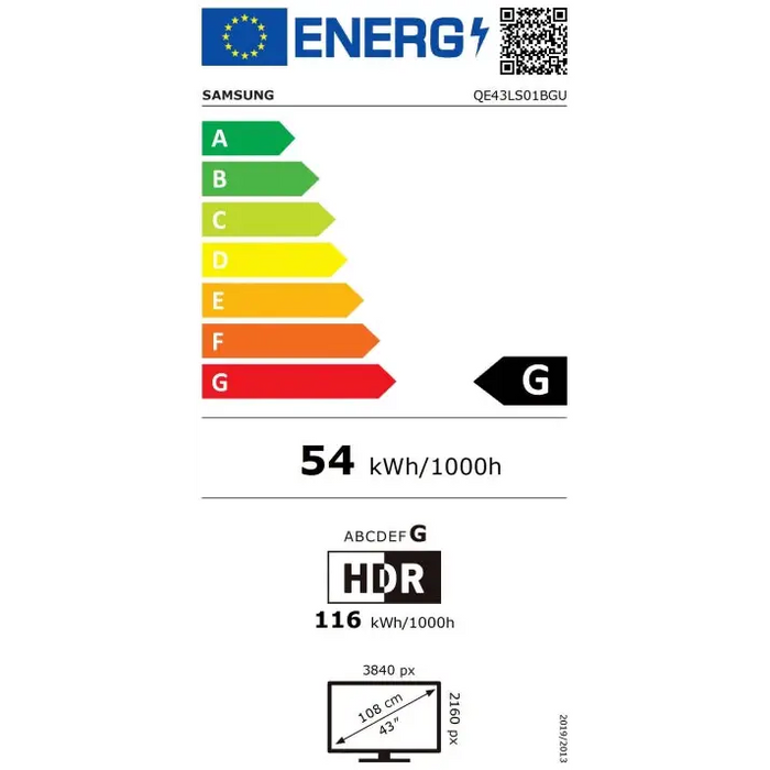 Телевизор Samsung 43’’ 43LS01 SERIF QLED 4K