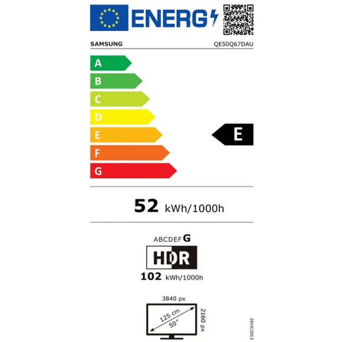 Телевизор Samsung 50’’ 50Q67D AI 4K QLED SMART