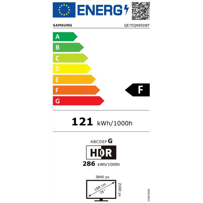 Телевизор Samsung 75’’ 75QN85D AI 4K NEO QLED