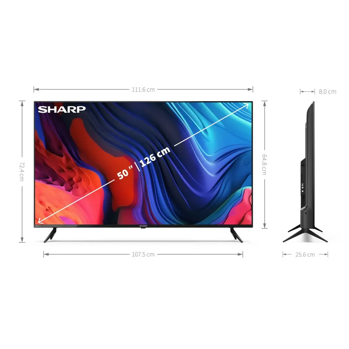 Телевизор Sharp 50FL1EA 50’ LED Android TV 4K