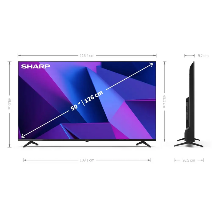 Телевизор Sharp 50FN2EA 50’ LED Android TV 4K