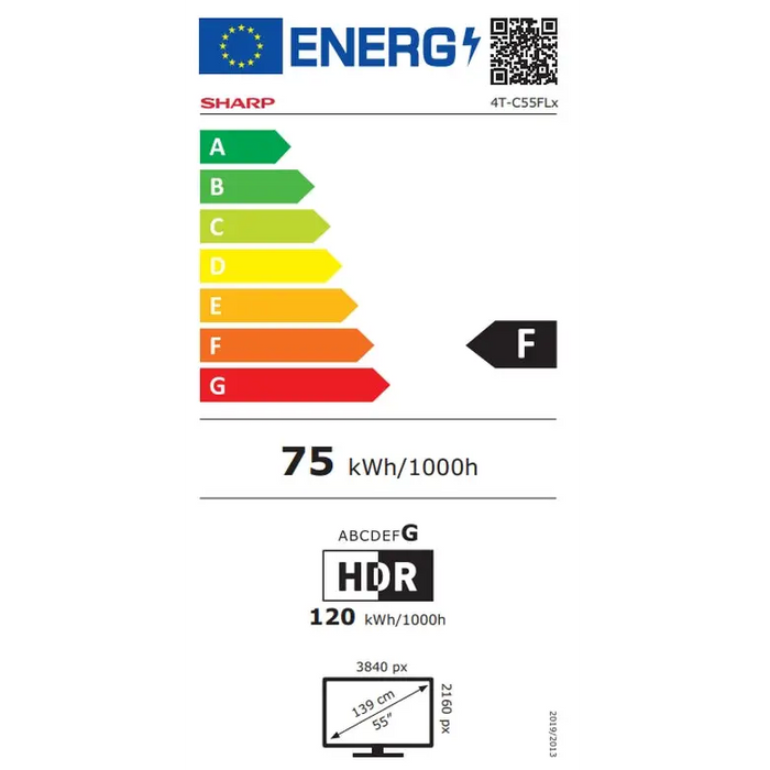 Телевизор Sharp 55FL1EA 55’ LED Android TV 4K