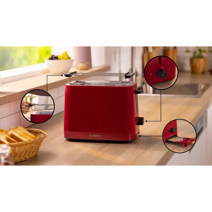 Тостер Bosch TAT3M124 MyMoment Compact toaster 950 W