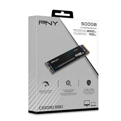 Твърд диск PNY SSD CS1030 M.2 GEN3 500GB