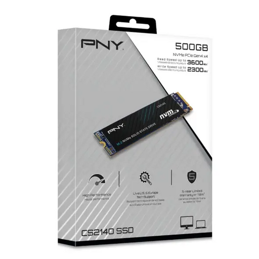 Твърд диск PNY SSD CS2140 M.2 GEN4 500GB