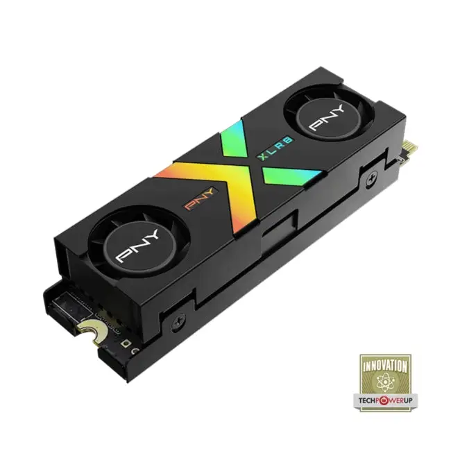 Твърд диск PNY SSD CS3150 M.2 GEN5 1TB Black Heatsink RGB