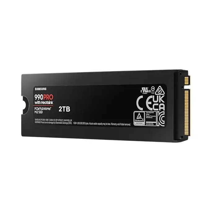 Твърд диск Samsung SSD 990 PRO 2TB Heatsink PCIe