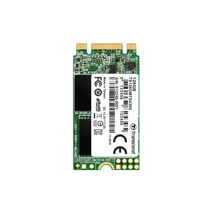 Твърд диск Transcend 128GB M.2 2242 SSD SATA3 B + M Key TLC