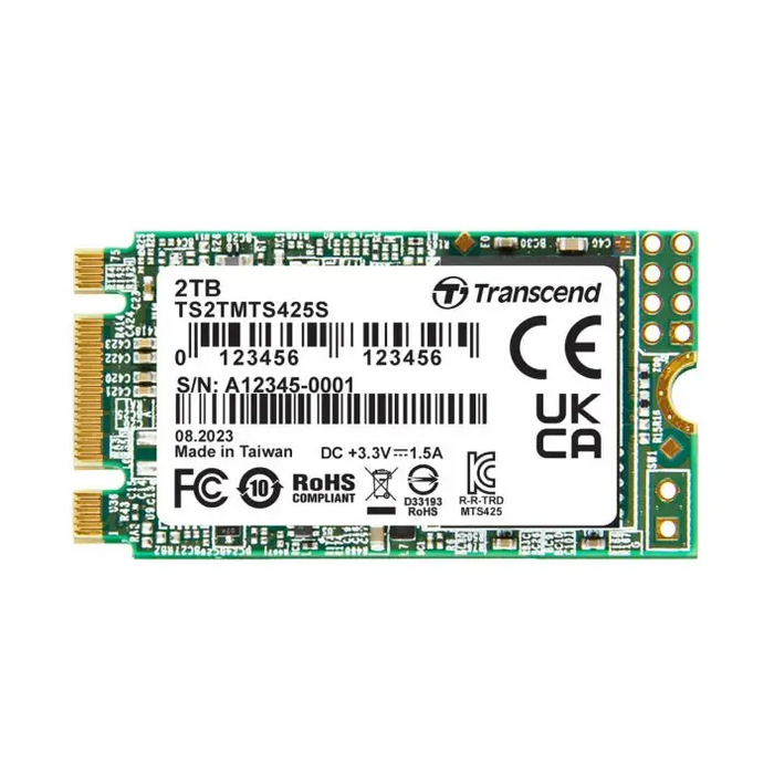 Твърд диск Transcend 2TB M.2 2242 SSD SATA3 B + M Key