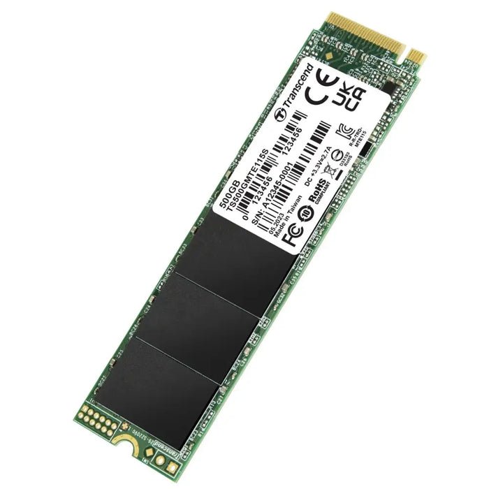 Твърд диск Transcend 500GB M.2 2280 PCIe Gen3x4 NVMe TLC