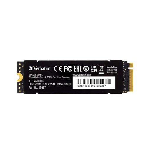 Твърд диск Verbatim Vi7000G Internal PCIe NVMe M.2 SSD 1TB