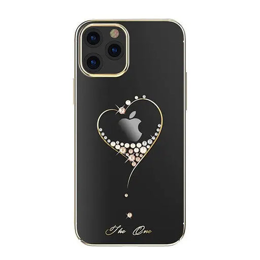 Твърд гръб Kingxbar Swarovski за iPhone 12 Pro Max Сърце