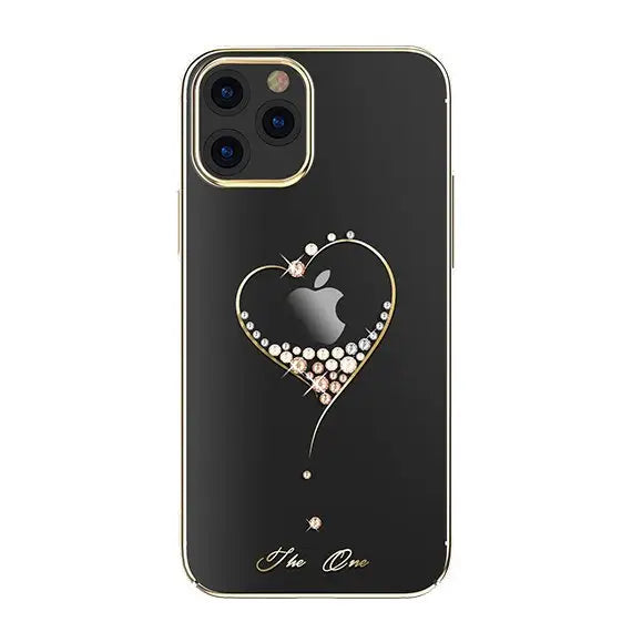 Твърд гръб Kingxbar Swarovski за iPhone 12 Pro Max Сърце