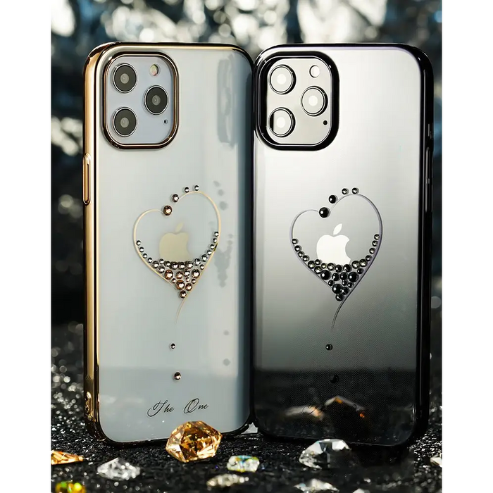 Твърд гръб Kingxbar Swarovski за iPhone 12 Pro Max Сърце