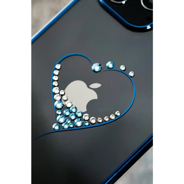 Твърд гръб Kingxbar Swarovski за iPhone 12 Pro Max Сърце