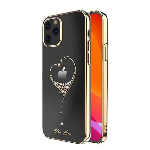 Твърд гръб Kingxbar Swarovski за iPhone 12 Pro Max Сърце