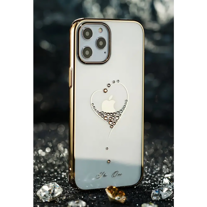 Твърд гръб Kingxbar Swarovski за iPhone 12 Pro Max Сърце