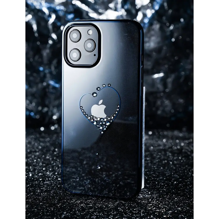 Твърд гръб Kingxbar Swarovski за iPhone 12 Pro Max Сърце