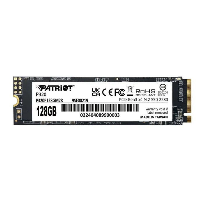 Твърд диск Patriot P320 128GB M.2 2280 PCIE