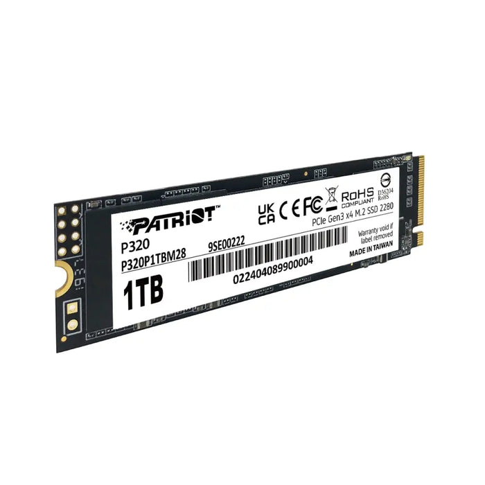 Твърд диск Patriot P320 1TB M.2 2280 PCIE