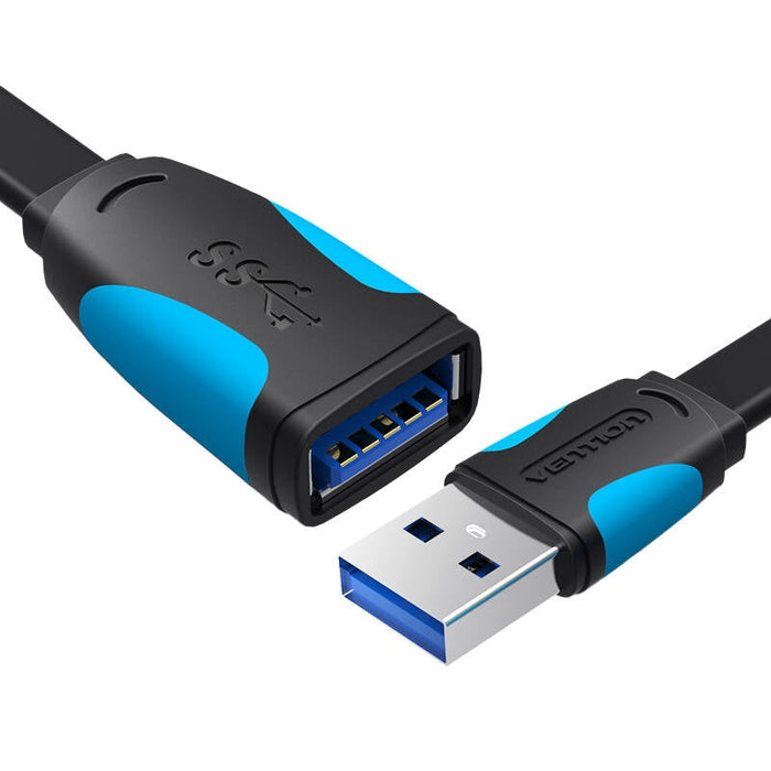 Удължителен кабел Vention VAS-A13-B100 USB 3.0 1m черен