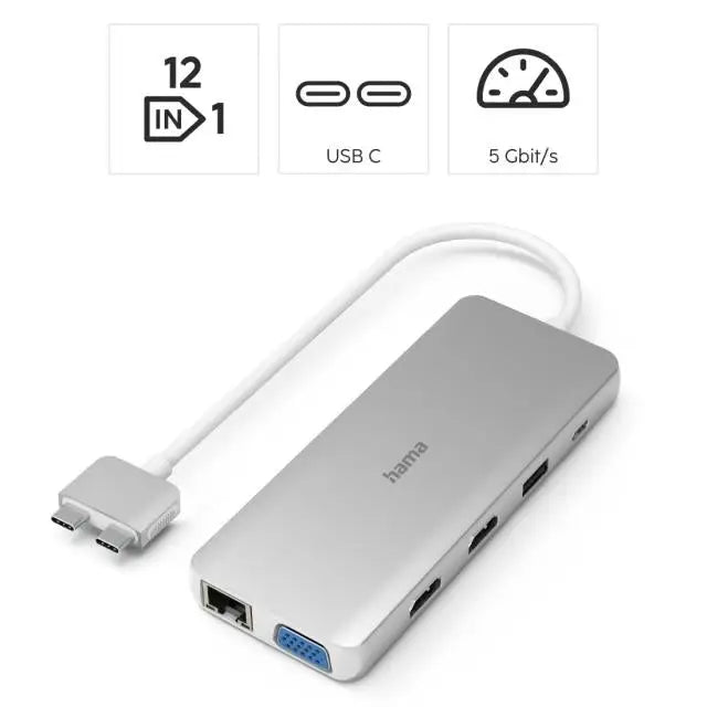 USB-C хъб Hama ’Connect2Mac’ Multiport за Apple