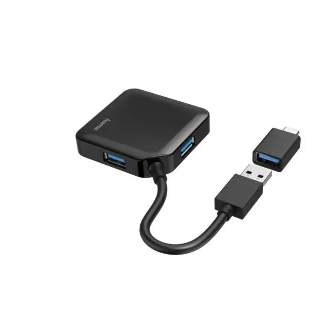 USB хъб HAMA USB-А 4-портов USB 3.2 Gen 1 5