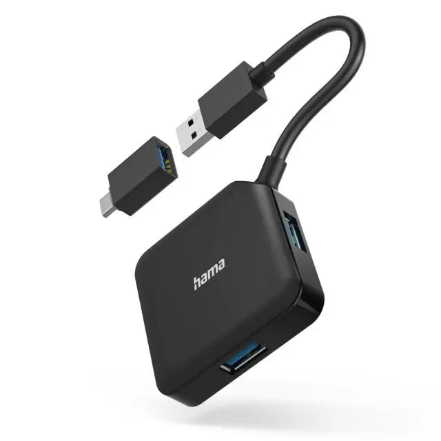 USB хъб HAMA USB-А 4-портов USB 3.2 Gen 1 5