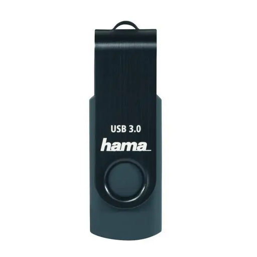 USB памет HAMA Rotate 64GB USB 3.0 70 MB/s Петролно синьо
