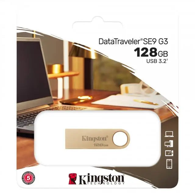 USB памет KINGSTON DataTraveler SE9 G3 128GB USB 3.2 Gen 1