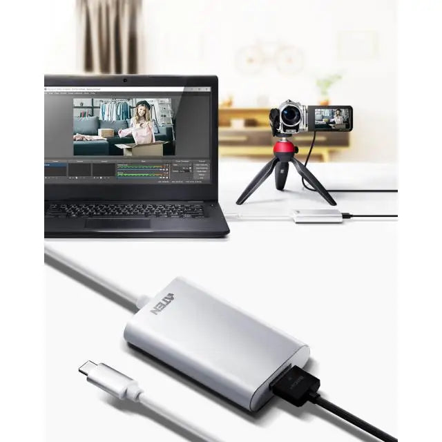 Външен кепчър ATEN CAMLIVE HDMI към USB-C UVC