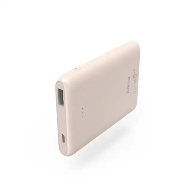 Външна батерия HAMA SLIM 5HD 5000 mAh USB-A Светло розов