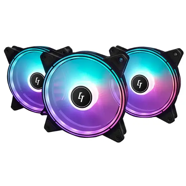 Вентилатор Chieftec Value 3 x RGB Fan