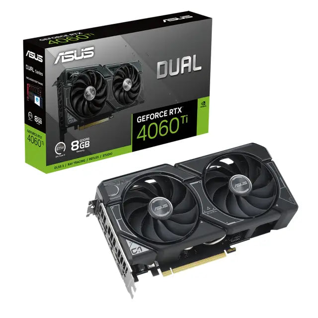 Видео карта ASUS DUAL GeForce RTX 4060 TI OC 8GB GDDR6