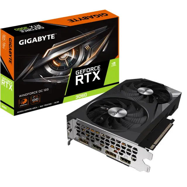 Видео карта GIGABYTE GeForce RTX 3060 WINDFORCE