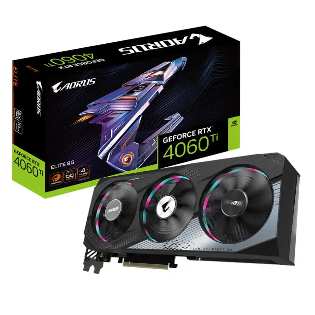 Видео карта GIGABYTE GeForce RTX 4060 TI AORUS