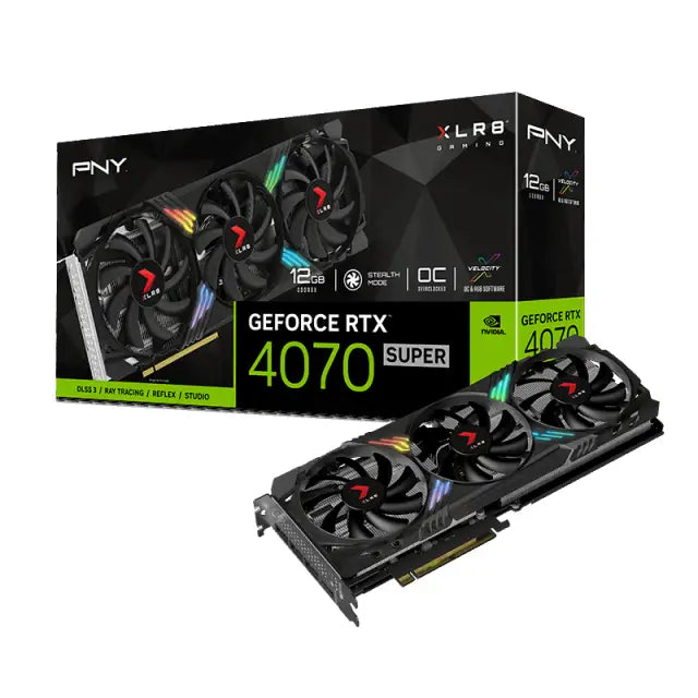 Видео карта PNY GeForce RTX 4070 SUPER 12GB XLR8