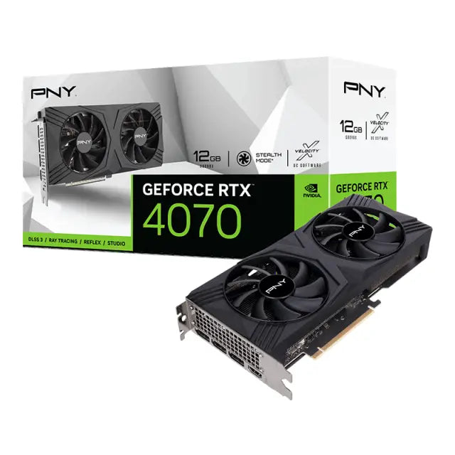 Видео карта PNY GeForce RTX 4070 VERTO DUAL 12GB GDDR6X