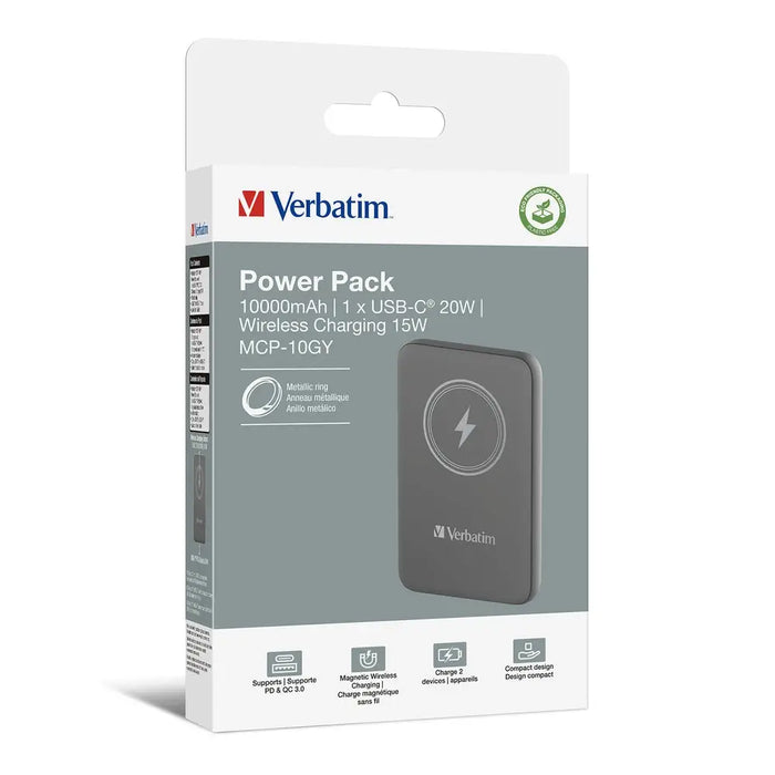 Външна батерия Verbatim MCP-10GY Power Pack