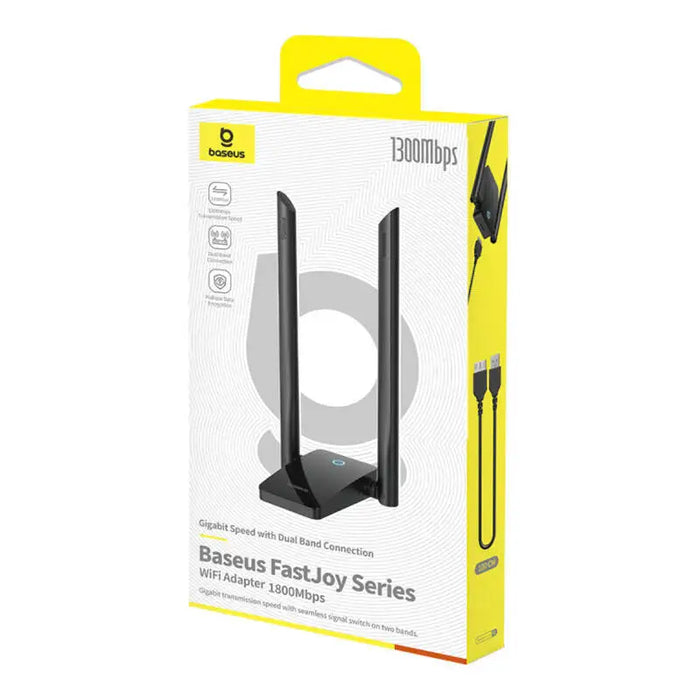 WiFi адаптер Baseus FastJoy 1800Mbps черен