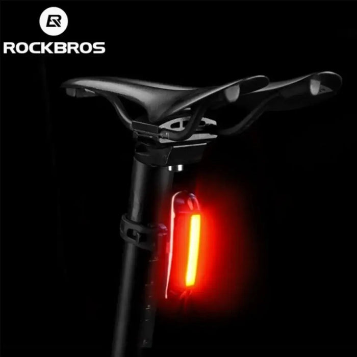 Задна светлина Rockbros A54BK + micro USB