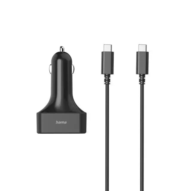 Захранване за лаптоп за кола HAMA USB-C (PD) 5-20 V/ 65 W