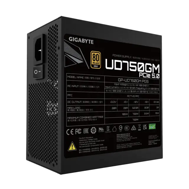 Захранващ блок Gigabyte UD750GM PG5 750W 80 + GOLD Modular