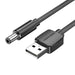 Захранващ кабел Vention CEYBF USB към DC 5.5mm 1m черен