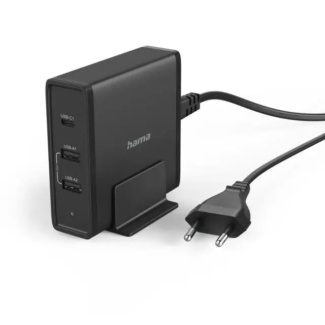 Зарядно 220V HAMA 3 порта USB-C USB-A