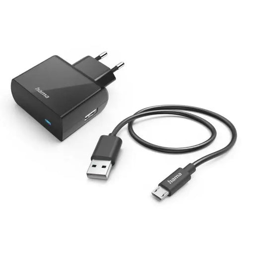 Зарядно у-во с кабел micro USB/220V 2.4A за смартфони