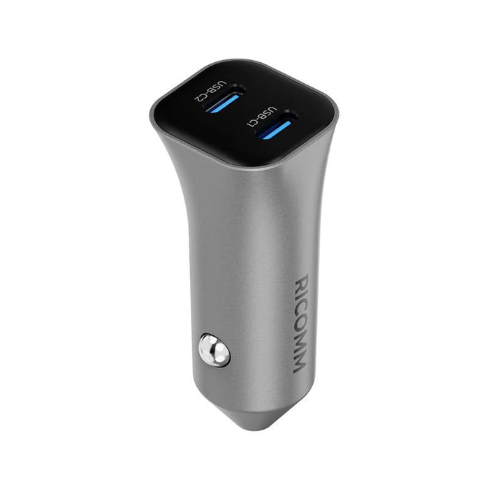 Зарядно за кола Ricomm RA401 40W 2x USB-C