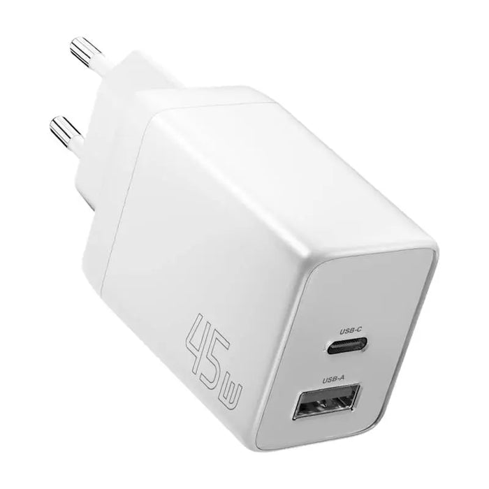 Зарядно Essager ECT45W-LJB02-Z GaN 45W USB - C + USB